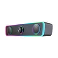 thumbnail image 2 of Cagogo under $5 Computer Speakers, RGB Desktop Computer Speakers, Wired USB Powered Soundbar, Surround Sound Audio, Laptop Gaming Multimedia, Plug Play Subwoofer System, 2 of 8