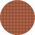 thumbnail image 1 of Ahgly Company Machine Washable Indoor Round Transitional Red Area Rugs, 3' Round, 1 of 7