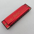 thumbnail image 2 of Plastic Harmonica Instrument 10 Hole Plastic Harmonica Music Instrument for Beginner Students Kids Gift (Red), 2 of 8