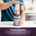 thumbnail image 4 of Ninja BN301 Nutri-Blender Plus Compact Personal Blender, 900-Peak-Watt Motor, Frozen Drinks, Smoothies, Sauces & More, (3) 20 oz. To-Go Cups, (2) Spo, 4 of 7