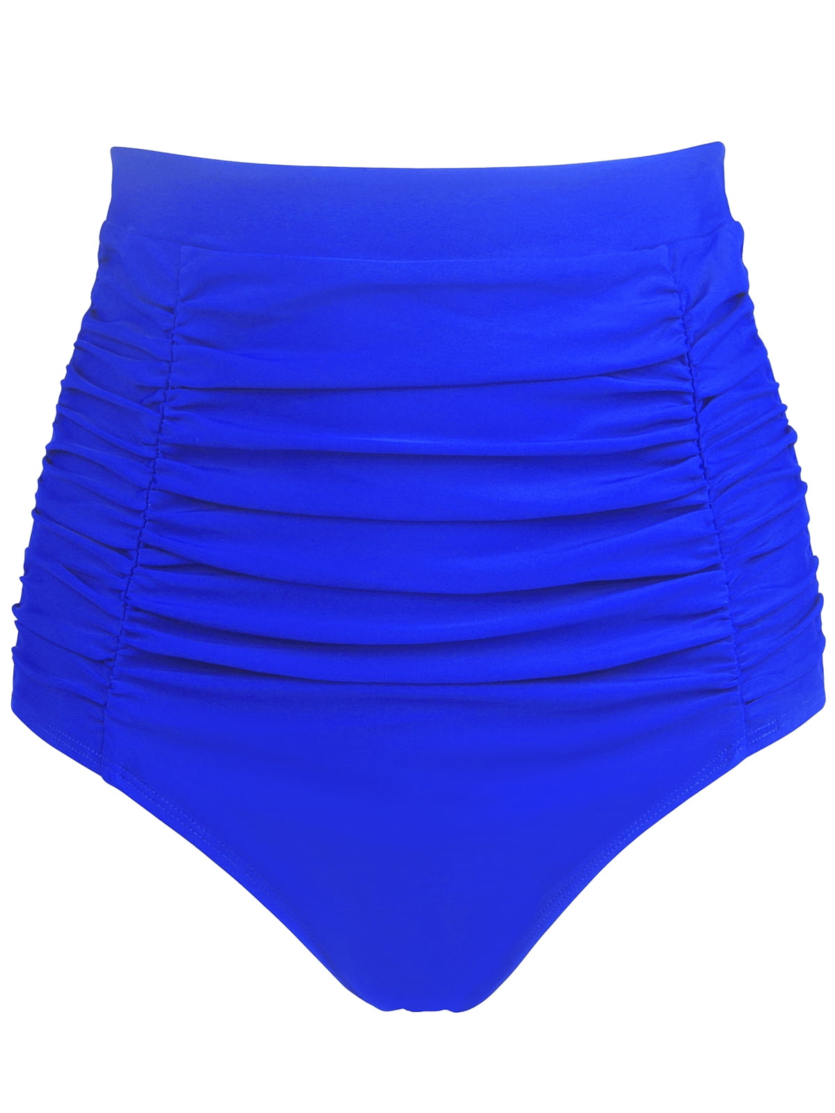 RELLECIGA Women's High Waisted Ruched Bikini Bottom