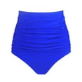 thumbnail image 1 of RELLECIGA Bas de Bikini Froncé Taille Haute pour Femmes, 1 of 6