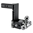 thumbnail image 1 of Trailer Hitches Adjustable Trailer Hitch Ball Mount Fits 2"Receiver,Tri-Ball (1-7/8" x 2" x 2-5/16"), 1 of 5