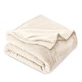 thumbnail image 1 of Bare Home Microplush Fleece Blanket - 300 GSM - Fuzzy Microfleece - Soft & Plush - Throw XL, Vanilla, 1 of 7