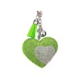 thumbnail image 1 of Decorations Key Daily Use Heart Keyring Multifunctional Girl Premium Material: Made Accessories DIY Case Crafts Exquisite Women Pendent Green Large Size, 1 of 6