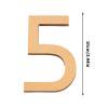thumbnail image 3 of Tumotour 7CM Acrylic Number Plates For Elegant And Stylish Decor, 3 of 3