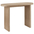 thumbnail image 1 of Bouclair Taupe Natural Wood Console, 1 of 8