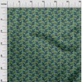thumbnail image 2 of oneOone Polyester Lycra Fabric Leaves & Floral Block Fabric Prints By Yard 56 Inch Wide, 2 of 4