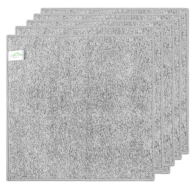 1PC Ten Dollar Items 1/5/10PCS Super Absorbent Kitchen Towels And Dishcloths Packs – Cleaning Cloth With Strong Absorbent & Cleaning Ability Dish Towels For Kitchen Effective Cleaning Gray