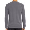 thumbnail image 2 of Innerwin Blouse Long Sleeve Mens Summer Tops Beach Solid Color Casual T Shirts Grey L, 2 of 6