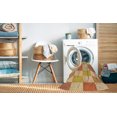 thumbnail image 2 of Ahgly Company Machine Washable Indoor Round Transitional Orange Area Rugs, 7' Round, 2 of 7
