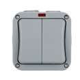 thumbnail image 1 of tredstone Outdoor Waterproof Switch Garden Swimming Pool Anti Rainstorm Splash -Proof Wall Light Switch 2 Open, 1 of 6