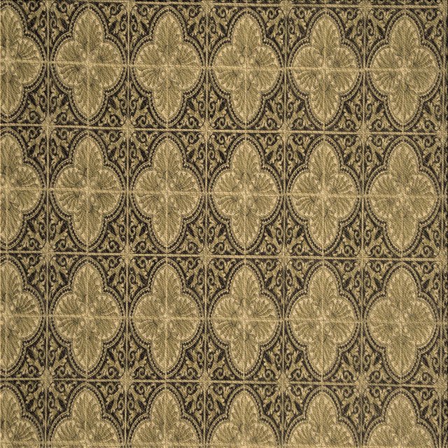 Ahgly Company Tapis d'Intérieur Lavable en Machine Carré Transitionnel GoldenRod Or, 6 Pieds Carré