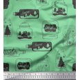 thumbnail image 2 of Soimoi Rayon Fabric Tree,Jar & Bottle Vintage Print Fabric by the Yard 42 Inch Wide, 2 of 3