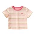 thumbnail image 1 of Splozh Tee Garçon Mignon Été Graphique Tee Décontracté Garçons Mode Dessin Animé Garçon Chemise à Manches Courtes Garçon Chemise à Enfiler, Rose, 2-3 Ans, 1 of 4