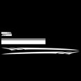 thumbnail image 1 of Amdohai 5 Pcs Sport Racing Stripe Stickers Graphiques Voiture Côté Corps Capot Couvercle Rétroviseur, 1 of 7