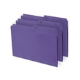 thumbnail image 1 of Continental Letter size File Folders. Purple colour, 12 count, 1 of 3
