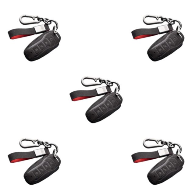 Redempat Étui Télécommande pour Hommes Femmes Voiture PU pour Byd Song Plus Dmi Type A 5Ensemble