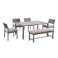 thumbnail image 1 of Better Homes & Gardens Tarren 6-Piece Outdoor Patio Dining Set - Tan, 1 of 9