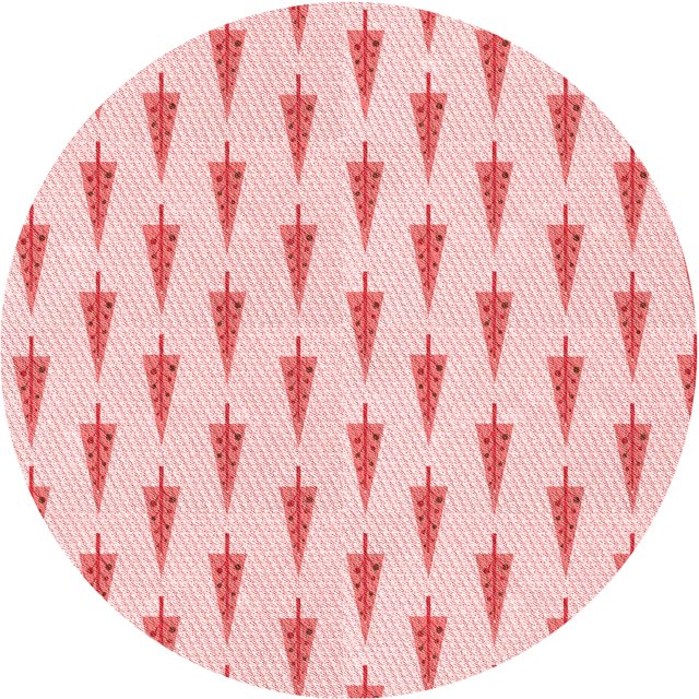 Ahgly Tapis d'Intérieur Lavable en Machine Carré Transitionnel Rose Clair, 3 Pieds Carré
