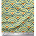 thumbnail image 1 of Soimoi Viscose Chiffon Fabric Scales Geometric Print Fabric by Yard 42 Inch Wide, 1 of 3