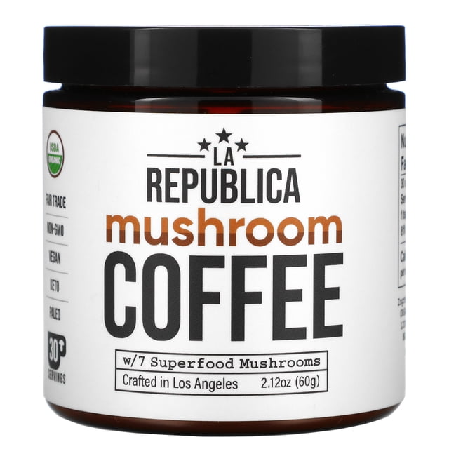 La Republica, Mushroom Coffee, 2.12 oz (60 g)