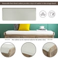 thumbnail image 3 of Entryway Bench, Shoe Bench with Hidden Storage, Shoe Storage Bench with 3 Drawers and 3 Rattan Baskets, Storage Shelf with Seat Cushion for Living Room, Entryway, Wood, Natural (42 inch), 3 of 10