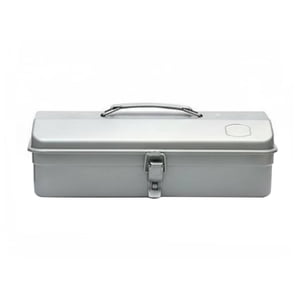 Kowaku Boîte à outils en métal Boîte à outil en métal multi-usages DIY Enthousiastes, Mécaniciens, Voiture, Garage, Site d'emploi, Gris argenté, 350