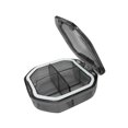 thumbnail image 1 of Xuanheng Small Pill Container Lightweight with Compartments Pill Holder for Bag Purse Gray Sqaure, 1 of 8
