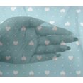 thumbnail image 4 of oneOone Viscose Chiffon Fabric Dot & White Heart Print Fabric BTY 42 Inch Wide, 4 of 4