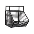 thumbnail image 2 of Lipstore Adhesive Small Metal Basket Wall Mount Fruit Basket for Craft Room Garage RV 1 Grid, 2 of 8