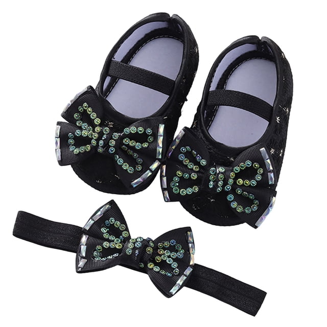 Espadrilles de Mode pour Bébé à Semelle Souple pour Tout-Petits, Robe Perle, Fleur d'Abord