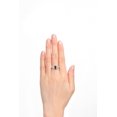 thumbnail image 2 of RYLOS Rings for Women Sterling Silver Ring Classic Style Birthstone Ring 6X4MM Gemstone &  Diamonds Green Sapphire Jewelry for Women Size 8, 2 of 7