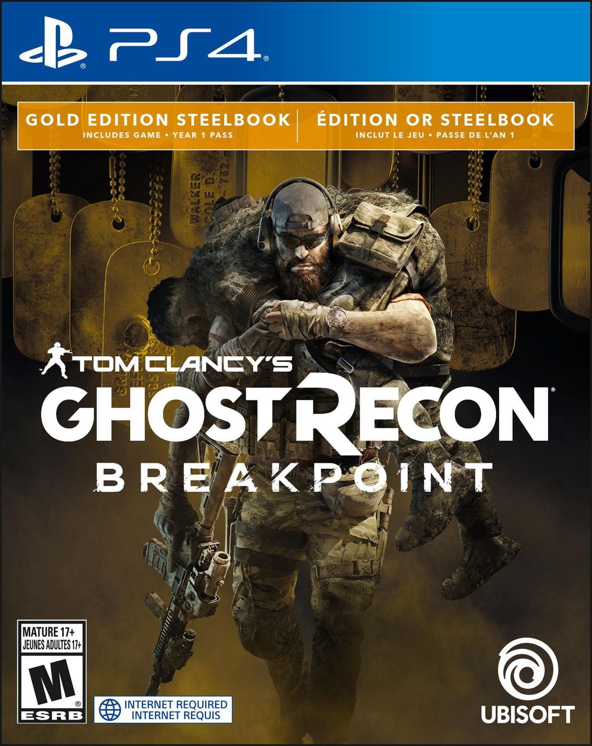 Jeu vidéo Tom Clancy's Ghost Recon Breakpoint Gold Steelbook Edition pour (PS4)