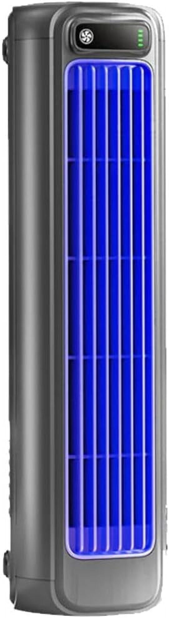 Migilife Cooling Ace Portable Air Conditioner, Plug-In/Charging 3 Speeds, Usb Charging, Desktop Portable Tower Fan Air Conditioner (Blue,Upgrade)