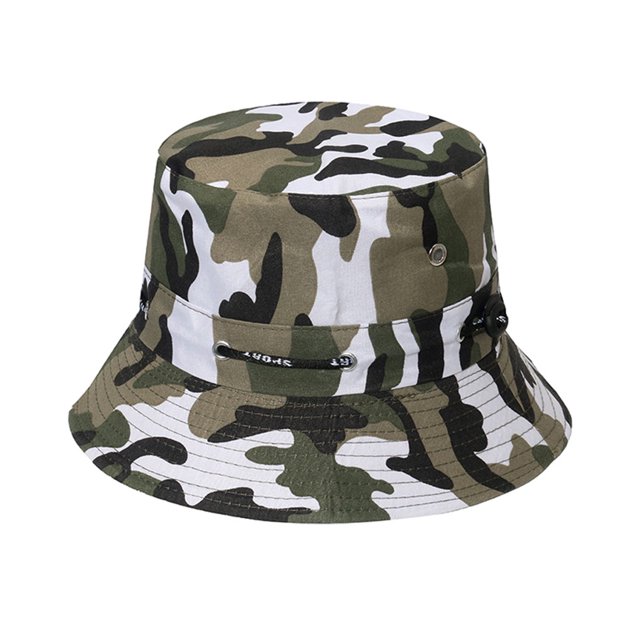 Thinsony Polyester Breathable Fisherman Cap For Sun Protection And Comfort Sunscreen Fisherman Cap Hat Summer disruptive pattern2 58cm 1Set
