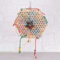 thumbnail image 3 of Bird Toy, Bird Cage Accessories  Toy, Bamboo & Paper  For Parakeet Hamsters Gerbils Cockatoo, 3 of 8