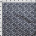 thumbnail image 3 of oneOone Polyester Lycra Dark Navy Blue Fabric Geometric African Craft Projects Decor Fabric Printed By The Yard 56 Inch Wide, 3 of 4