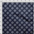 thumbnail image 3 of oneOone Organic Cotton Poplin Twill Fabric Floral Block Printed Craft Fabric BTY 42 Inch Wide, 3 of 4