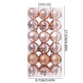 thumbnail image 3 of Meitianfacai 36PCS Christmas Xmas Tree Ball Bauble Hanging Home Party Ornament Decor 3CM, 3 of 5
