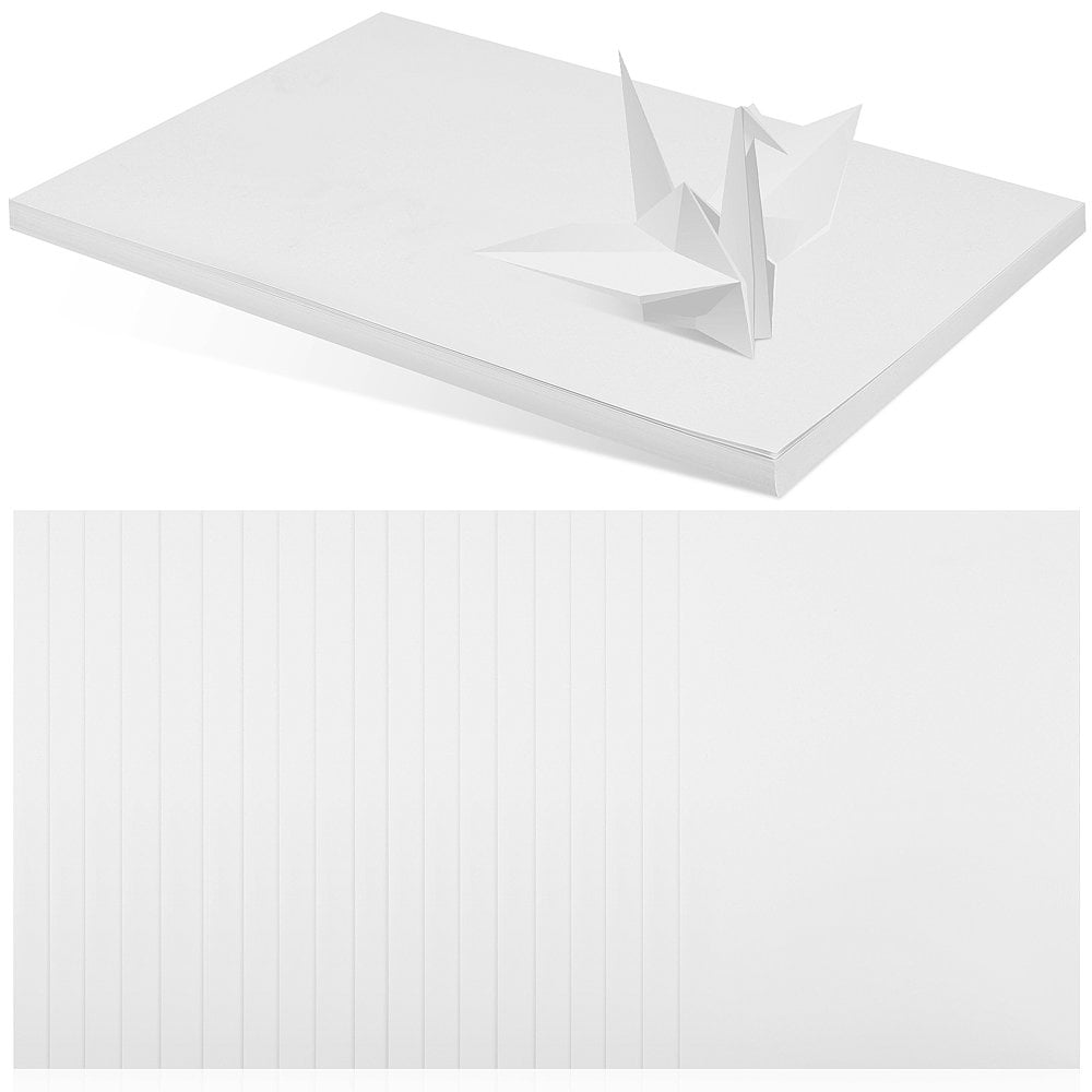 LNGOOR 50 Sheets White Cardstock Flip Chart Paper Pads Poster Office