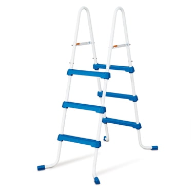 Funsicle Échelle Sure Step de 42 Po pour Piscines hors Terre, Blanc, Adulte