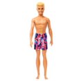 thumbnail image 1 of Barbie– Ken– Poupée, cheveux blonds, maillot de bain violet, 1 of 6