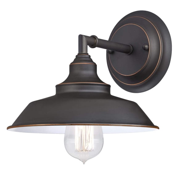 Westinghouse Vintage Industrial 1-Light Indoor Wall Sconce Oil Rubbed Bronze
