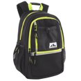 thumbnail image 1 of Trail Maker Multi-Pocket Backpack with Front Mesh Zipper Pocket, Side Mesh Pockets, Padded Laptop Pocket, Rubber Grip Handle & Reflective Trim for Travel, Commute, School & Gym in Black & Neon Green, 1 of 5