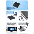 thumbnail image 3 of Baohd Support DVD External Dvd Burner Easy To Install And Slim Burner External Dvd Drive For Laptop Read + Burn, 3 of 6