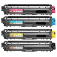 thumbnail image 1 of Zoomtoner Compatible BROTHER TN225 Ensemble de Cartouches de Toner Laser Rendement Élevé Noir Cyan Jaune Magenta pour BROTHER MFC-9340CDW, 1 of 1