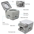 thumbnail image 4 of Outsunny Toilette de Voyage Portable pour l'Extérieur, Réservoir Jetable dans les Toilettes pour Camping, Bateau, Excursions sur la Route 2,6 Gallon (10 L), 4 of 9