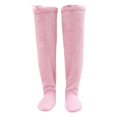 thumbnail image 2 of GUOOL over Knee High Fuzzy Protection Thick Warm Leg Cover Super Soft Thigh High Socks Pink, 2 of 9