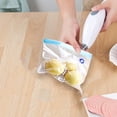 thumbnail image 2 of Sacs pour Scelleuse sous Vide pour Aliments, Sacs de Rangement Réutilisables pour Marinades, Conception à Double Fermeture Éclair Étanche, Sacs Transparents de Qualité Alimentaire pour Congélateur, Compatibles Micro-Ondes, Cuisine et Voyage, 2 of 7